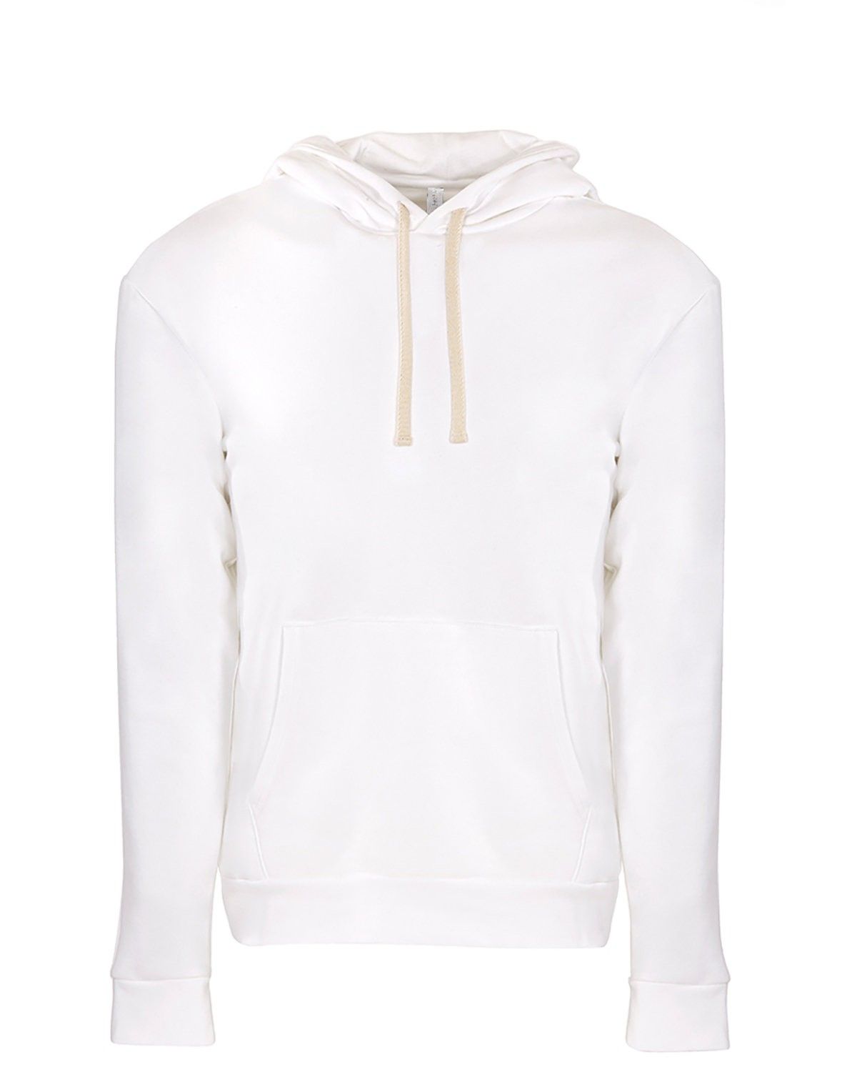 Next Level Unisex Pullover Hooded Sweatshirt in White