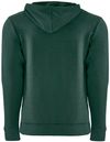 Am image of a Custom Next Level Unisex Pullover Hooded Sweatshirt in Forest Green!