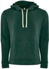 Am image of a Custom Next Level Unisex Pullover Hooded Sweatshirt in Forest Green!