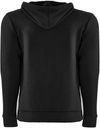 Am image of a Custom Next Level Unisex Pullover Hooded Sweatshirt in Black!