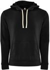 Am image of a Custom Next Level Unisex Pullover Hooded Sweatshirt in Black!