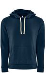 Am image of a Custom Next Level Unisex Pullover Hooded Sweatshirt in Midnight Navy!