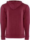 Am image of a Custom Next Level Unisex Pullover Hooded Sweatshirt in Maroon!