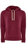 Am image of a Custom Next Level Unisex Pullover Hooded Sweatshirt in Maroon!