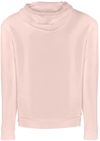 Am image of a Custom Next Level Unisex Pullover Hooded Sweatshirt in Desert Pink!