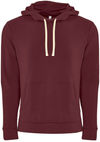 An image of a Custom Next Level Unisex Pullover Hooded Sweatshirt in Oxblood!