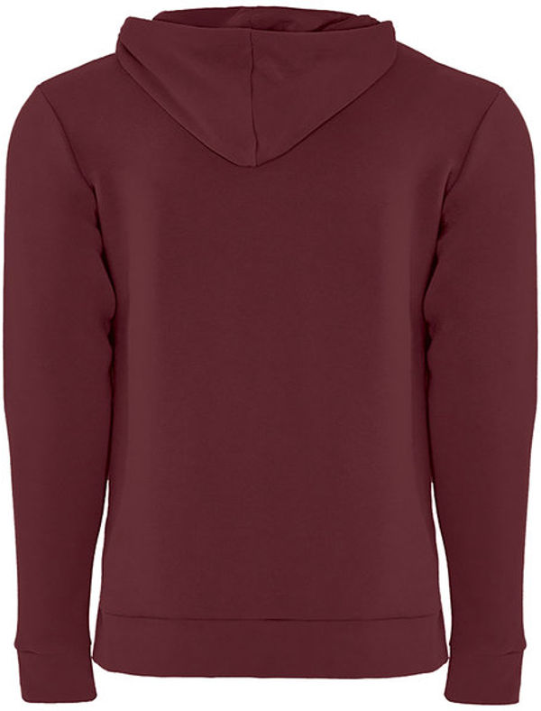 An image of a Custom Next Level Unisex Pullover Hooded Sweatshirt in Oxblood!