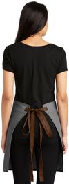 Am image of a Custom Port Authority Market Half Bistro Apron in Ash Grey!