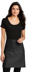 Am image of a Custom Port Authority Market Half Bistro Apron in Black!