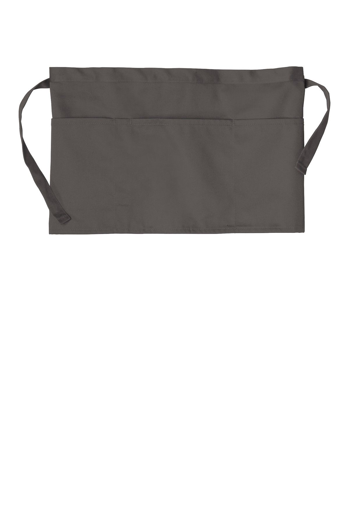 Port Authority Three Pocket Waist Apron in Charcoal