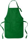 Am image of a Custom Port Authority Full Length Two Pocket Bib Apron in Kelly Green!