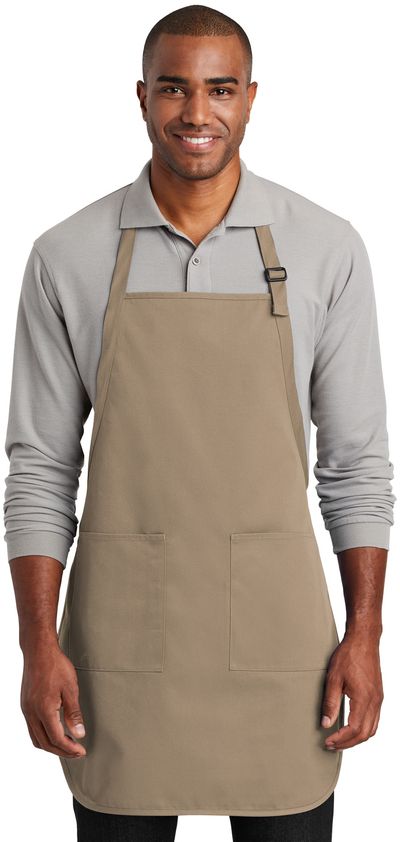 An image of a Custom Port Authority Full Length Two Pocket Bib Apron!