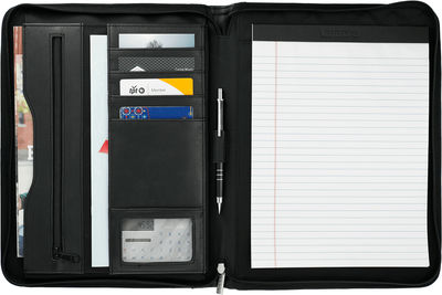 An image of a Custom Millennium Leather Zippered Padfolio!