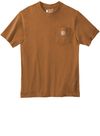 Am image of a Custom Carhartt Workwear Pocket Short Sleeve T Shirt in Carhartt Brown!