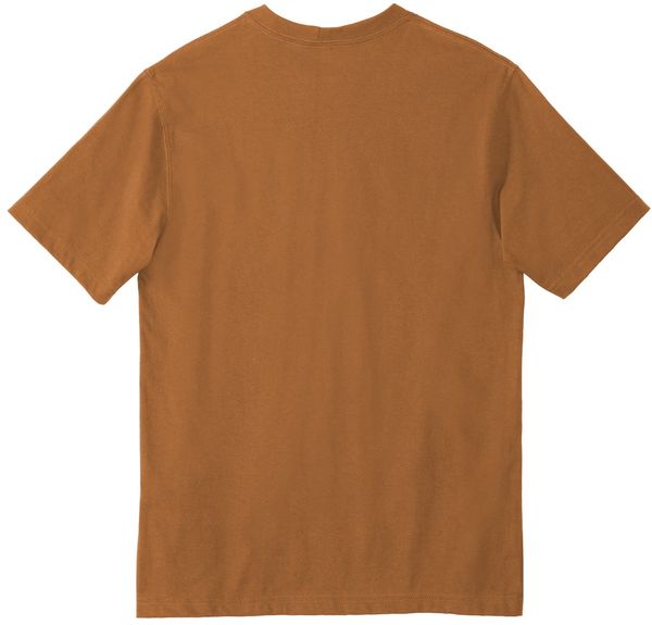 Am image of a Custom Carhartt Workwear Pocket Short Sleeve T Shirt in Carhartt Brown!