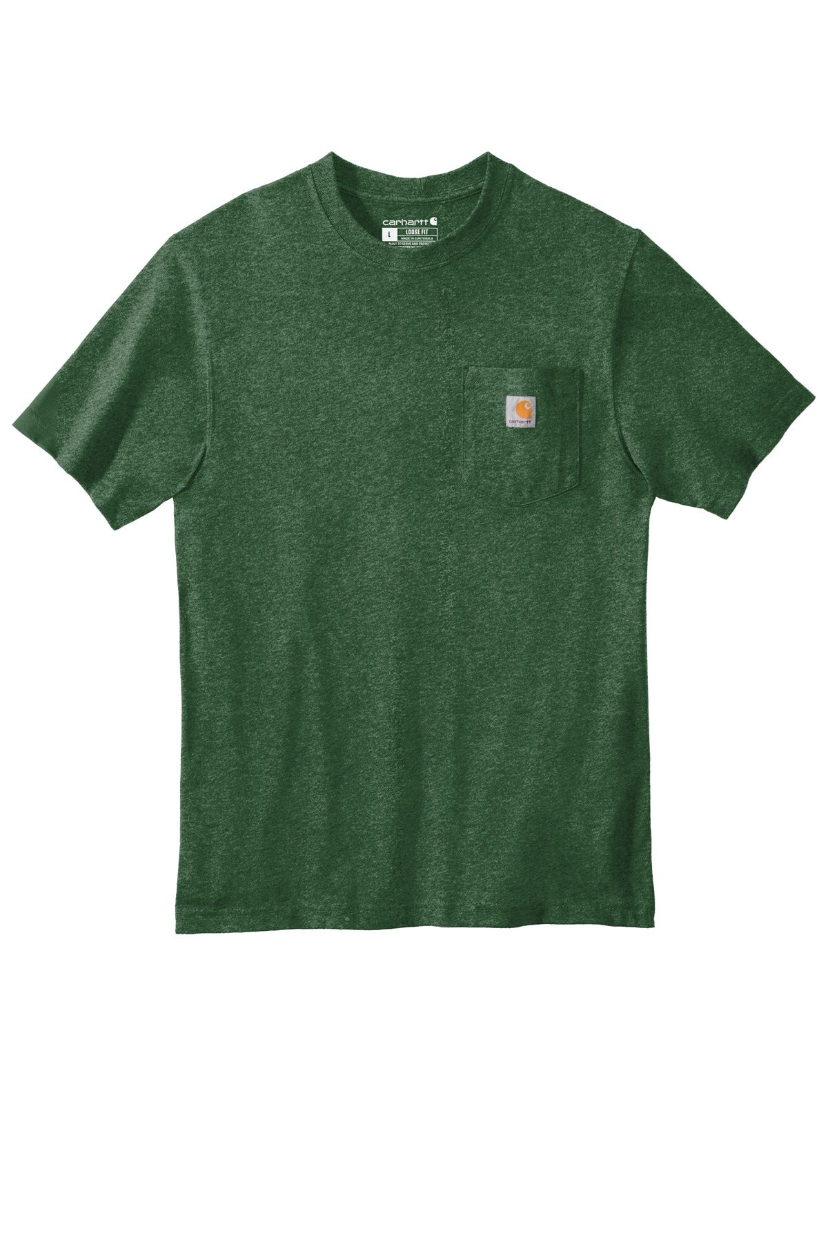 Carhartt Workwear Pocket Short Sleeve T Shirt in North Woods Heather