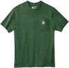 Am image of a Custom Carhartt Workwear Pocket Short Sleeve T Shirt in North Woods Heather!