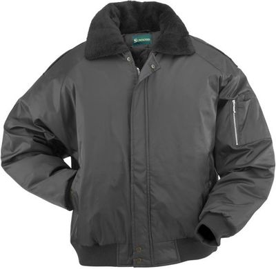 Am image of a Custom Sumaggo Utility Bomber Jacket in BLACK!