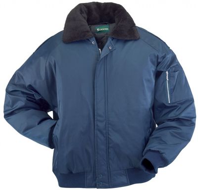 Am image of a Custom Sumaggo Utility Bomber Jacket in NAVY!