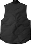 Am image of a Custom Carhartt Duck Vest in Black!