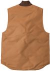 Am image of a Custom Carhartt Duck Vest in Carhartt Brown!