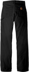 Am image of a Custom Carhartt Canvas Work Dungaree in Black!