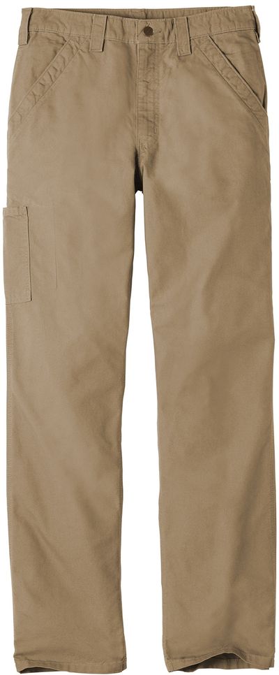 Am image of a Custom Carhartt Canvas Work Dungaree in Dark Khaki!