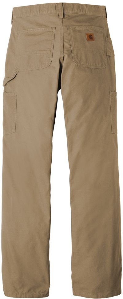 Am image of a Custom Carhartt Canvas Work Dungaree in Dark Khaki!