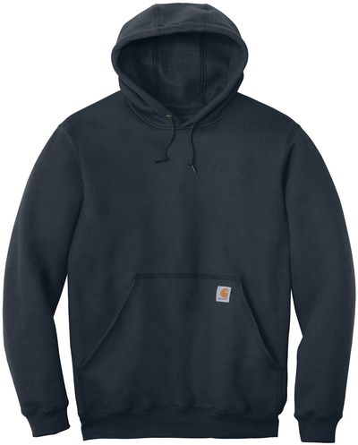 Am image of a Custom Carhartt Midweight Hooded Sweatshirt in New Navy!