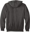 Am image of a Custom Carhartt Midweight Hooded Zip Front Sweatshirt in Carbon Heather!