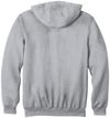 Am image of a Custom Carhartt Midweight Hooded Zip Front Sweatshirt in Heather Grey!