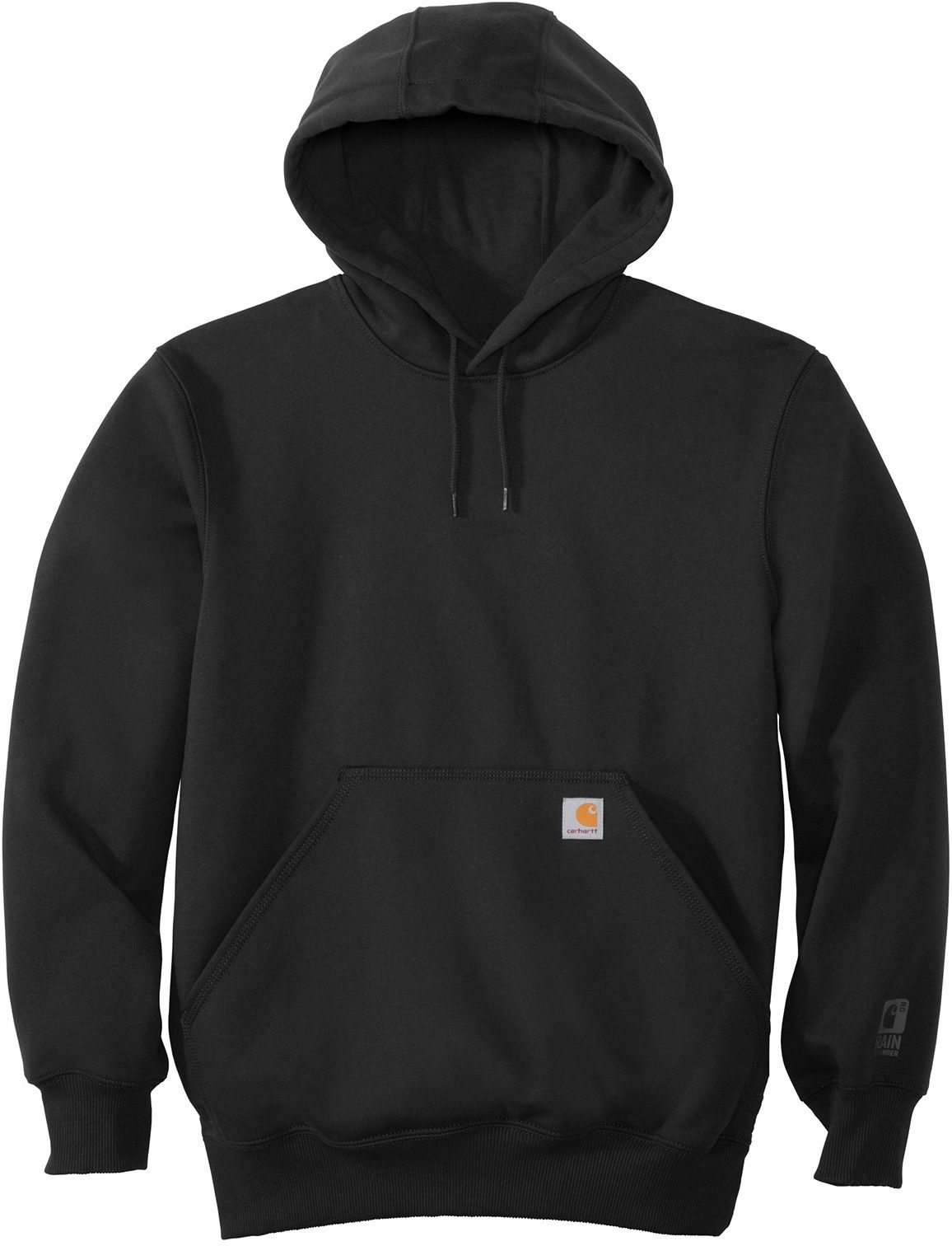 Carhartt Rain Defender Paxton Heavyweight Hooded Sweatshirt in Black