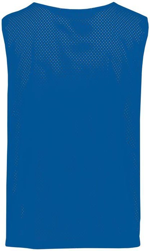 An image of a Custom Augusta Mesh Reversible Pinnie in Royal/White!