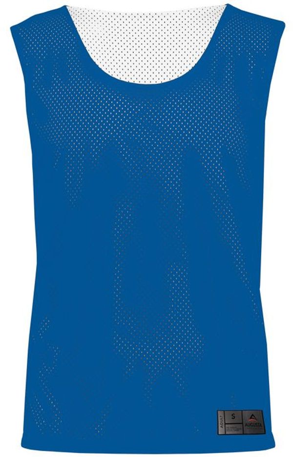 An image of a Custom Augusta Mesh Reversible Pinnie in Royal/White!