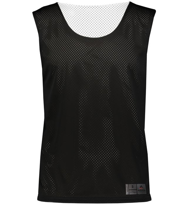 Augusta Mesh Reversible Pinnie in Black/White