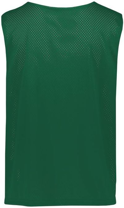 Am image of a Custom Augusta Mesh Reversible Pinnie in Dark Green/White!