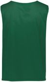 Am image of a Custom Augusta Mesh Reversible Pinnie in Dark Green/White!
