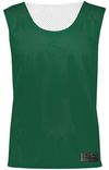 Am image of a Custom Augusta Mesh Reversible Pinnie in Dark Green/White!