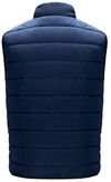 Am image of a Custom CX2 Chill Mens Puffy Vest in Navy!