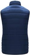 Am image of a Custom CX2 Chill Ladies Puffy Vest in Navy!