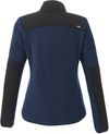 Am image of a Custom Roots73 Womens Briggspoint Micro Fleece Jacket in Atlantic Navy!