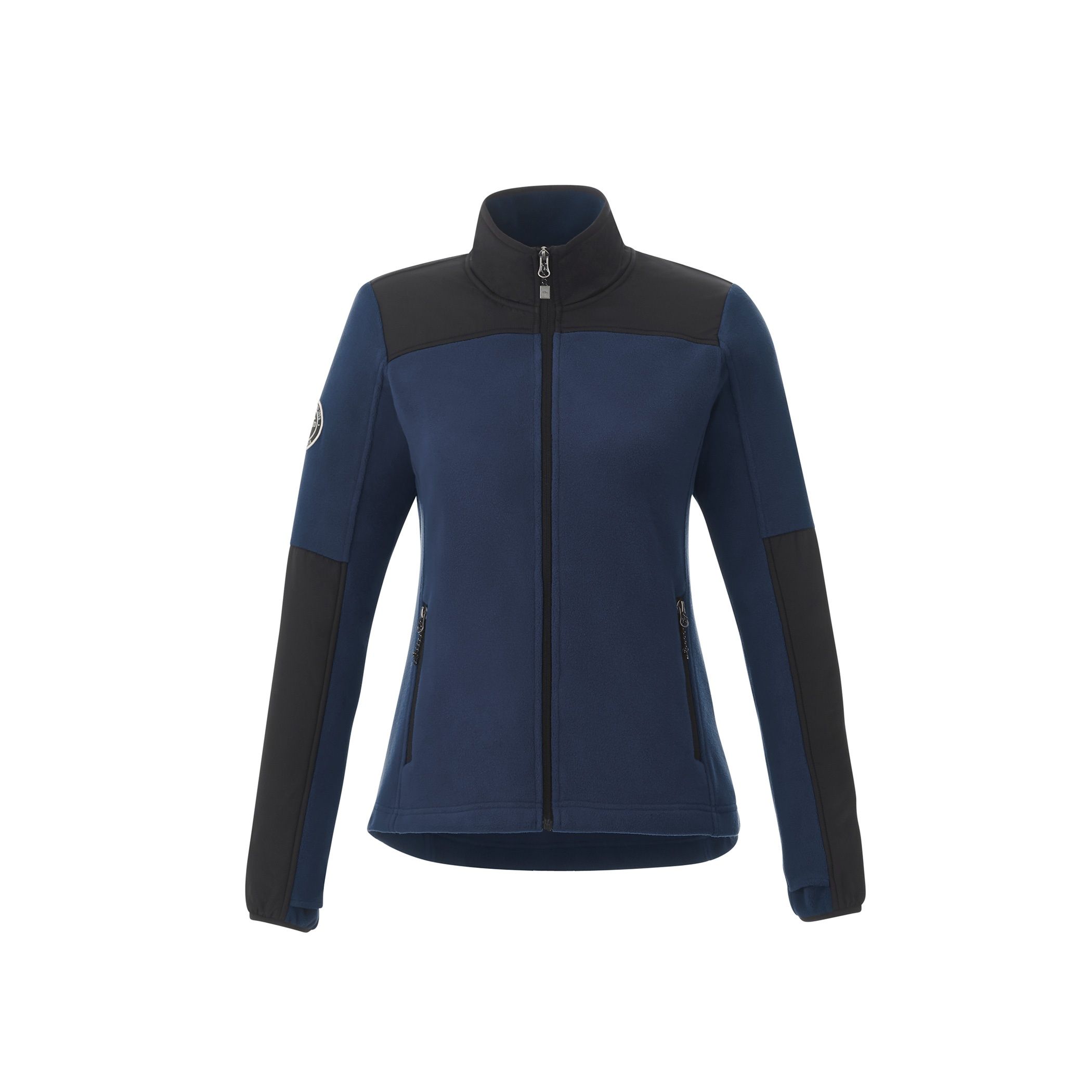 Roots73 Womens Briggspoint Micro Fleece Jacket in Atlantic Navy
