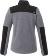 Am image of a Custom Roots73 Womens Briggspoint Micro Fleece Jacket in Charcoal Mix/Black!