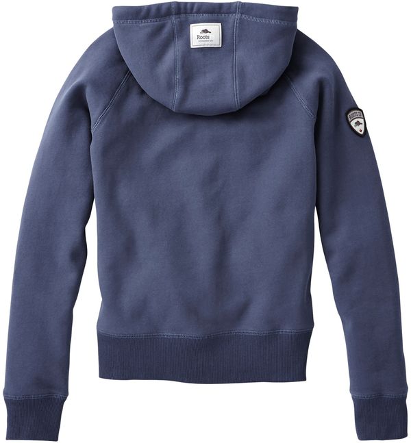 Am image of a Custom Roots73 Womens Riverside Hoody in Indigo Blue!