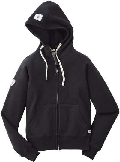 Am image of a Custom Roots73 Womens Riverside Hoody in Black!