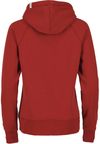 Am image of a Custom Roots73 Womens Maple Grove Hoody in Dark Red!