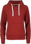 Am image of a Custom Roots73 Womens Maple Grove Hoody in Dark Red!