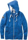 Am image of a Custom Roots73 Womens Sandy Lake Hoody in Baltic Blue Heather!