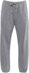Am image of a Custom Next Level Apparel Ladies Laguna Sueded Sweatpant in Heather Grey!