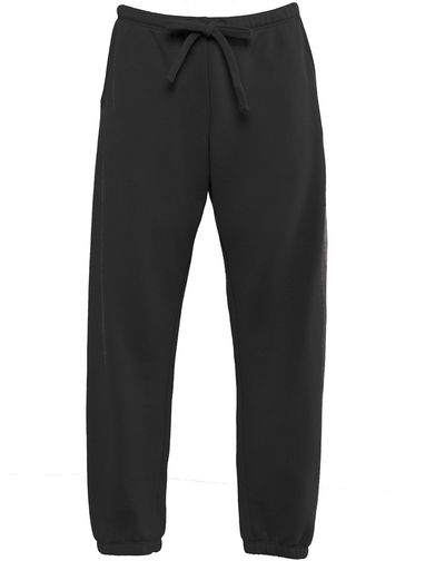 Am image of a Custom Next Level Apparel Ladies Laguna Sueded Sweatpant in Black!